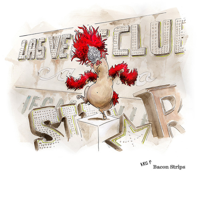 bacon strips  by Jt Vegar